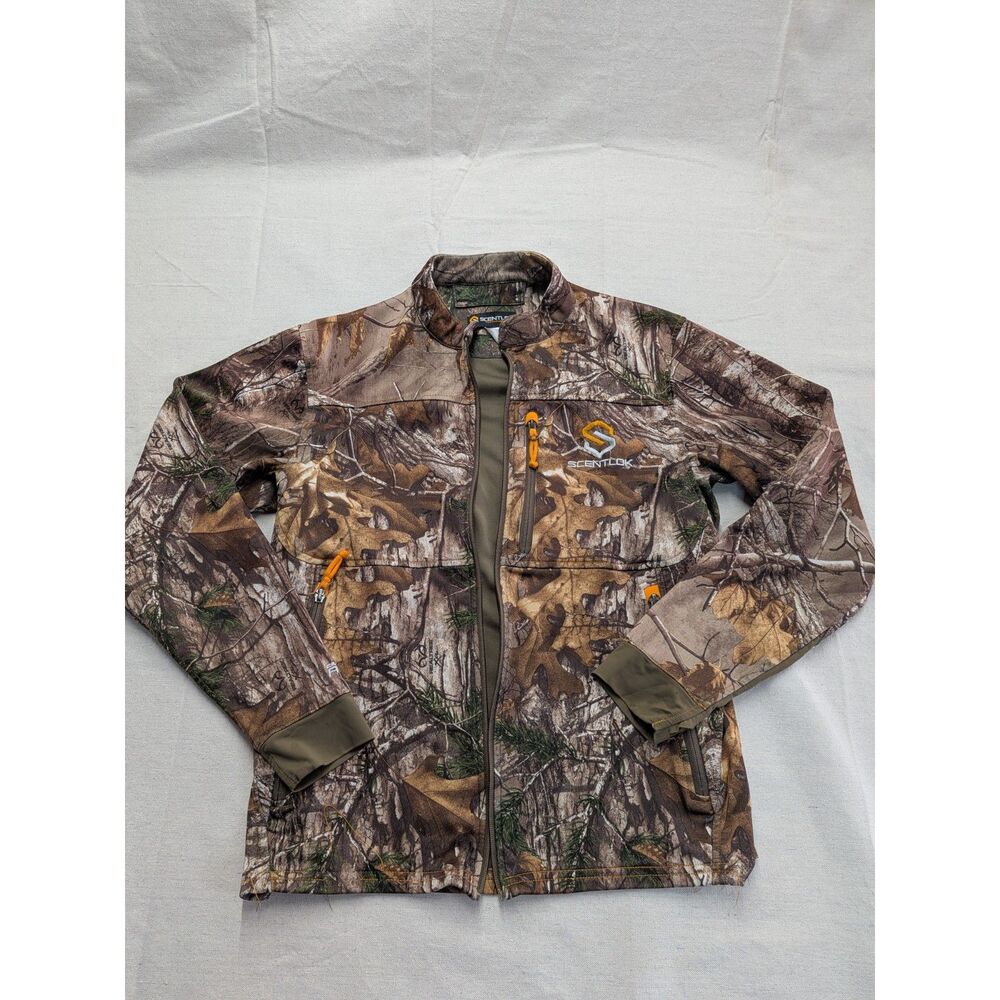 Gorpcore Hunting Camo Large ScentLok Realtree Full Zip Jacket Outdoor